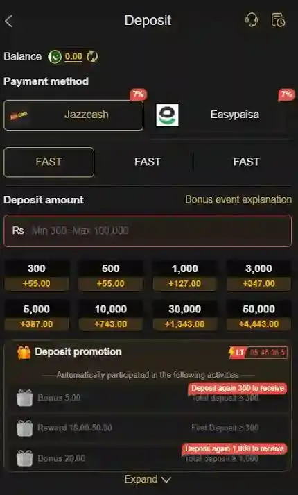 AJ03 Deposit